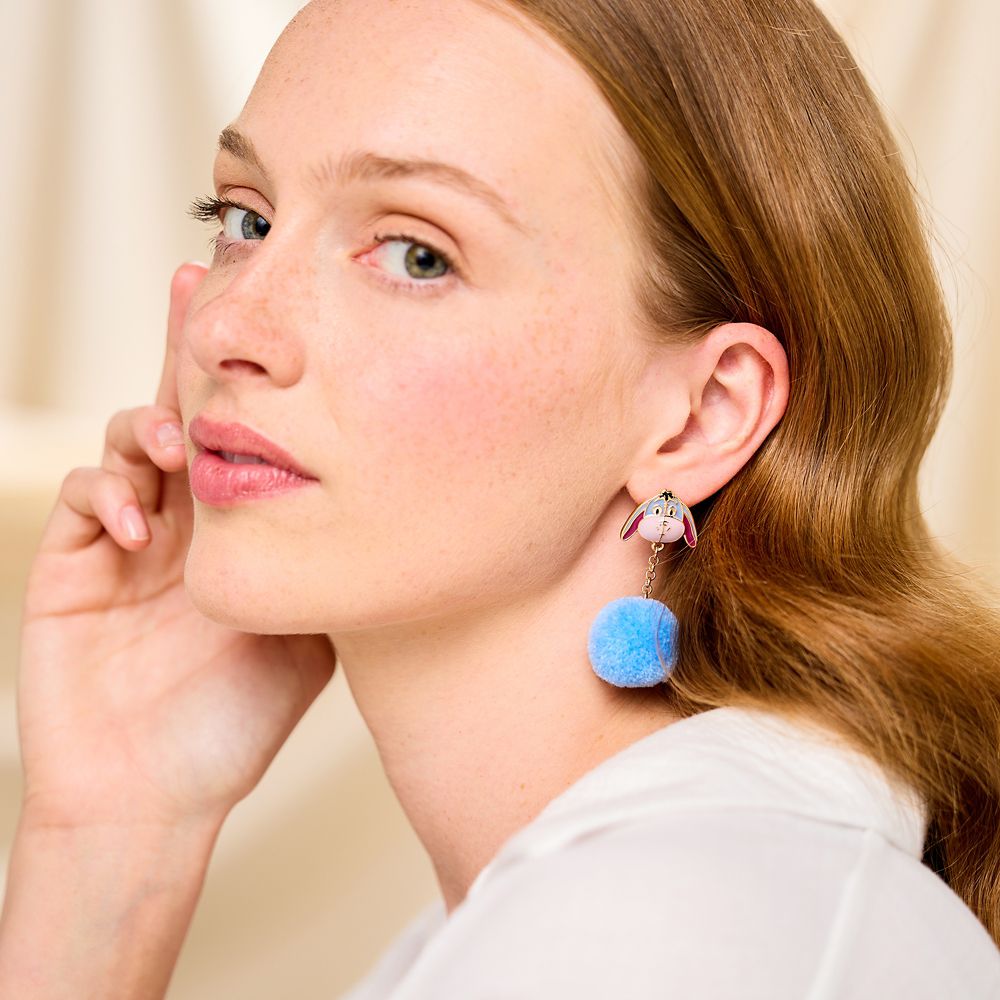 Eeyore Pom Pom Earrings &ndash; Winnie the Pooh