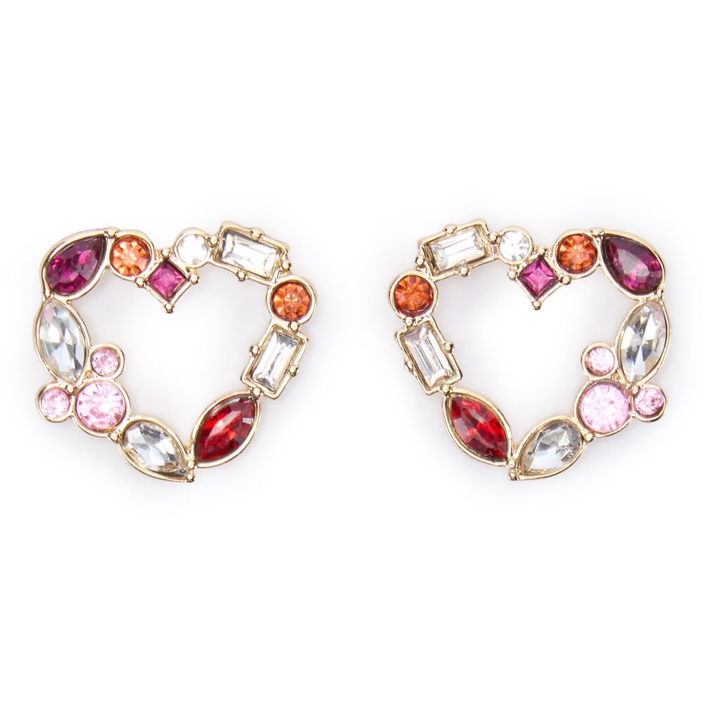 Mickey Mouse Icon Heart Earrings