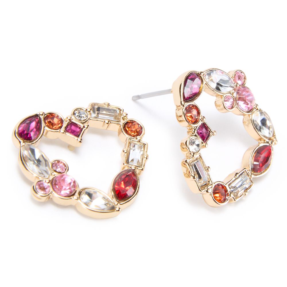 Mickey Mouse Icon Heart Earrings