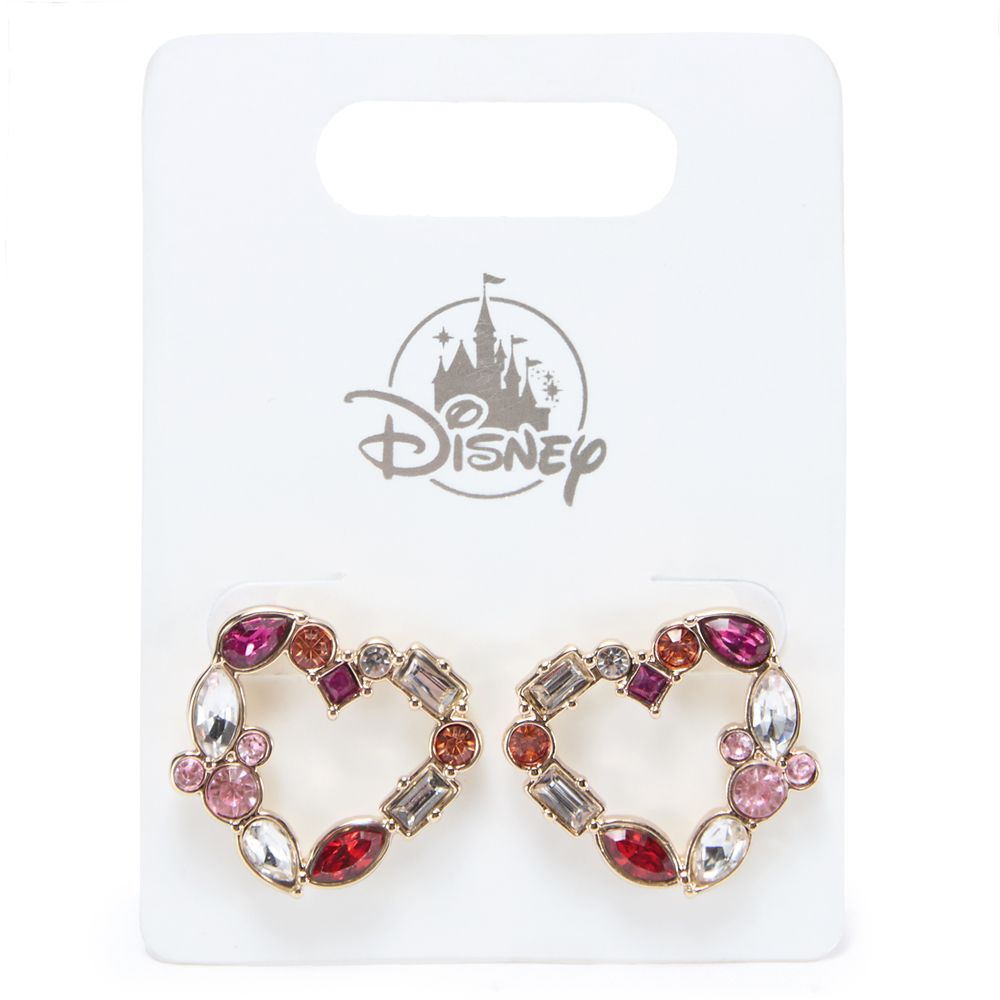 Mickey Mouse Icon Heart Earrings