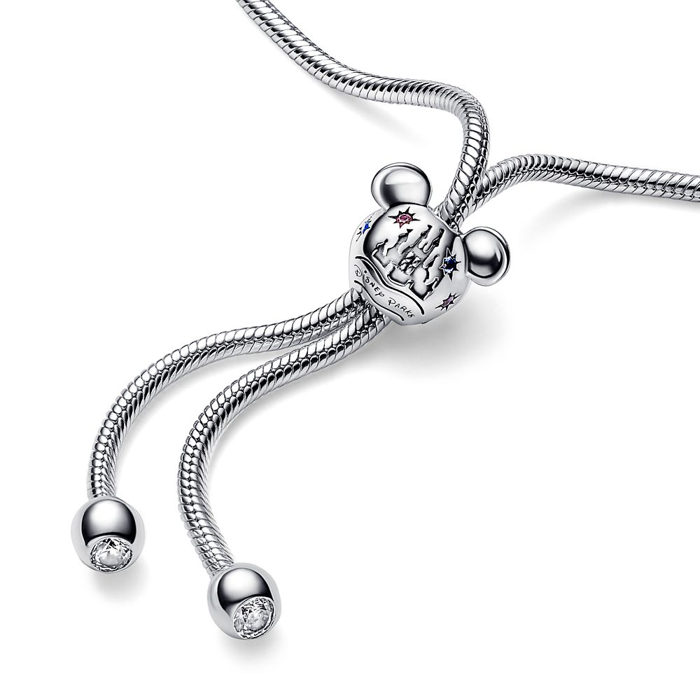 Mickey Mouse Icon Fantasyland Castle Slider Bracelet by Pandora - Silver - Disney Parks