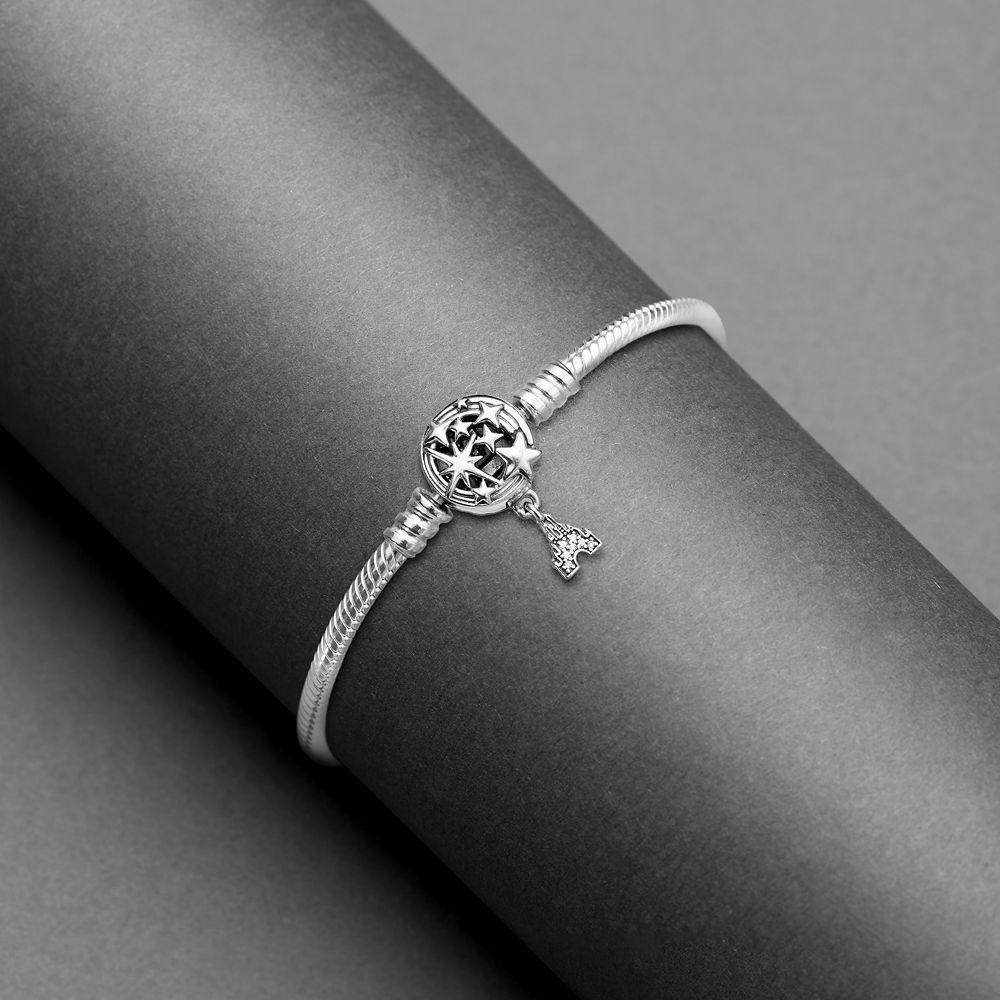 Fantasyland Castle Shooting Star Snake Chain Bracelet by Pandora - Disney Parks