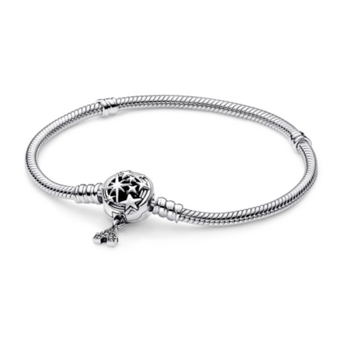 Pandora Jewelry Fantasyland Castle Shooting Star Snake Chain Bracelet by Pandora – Disney Parks