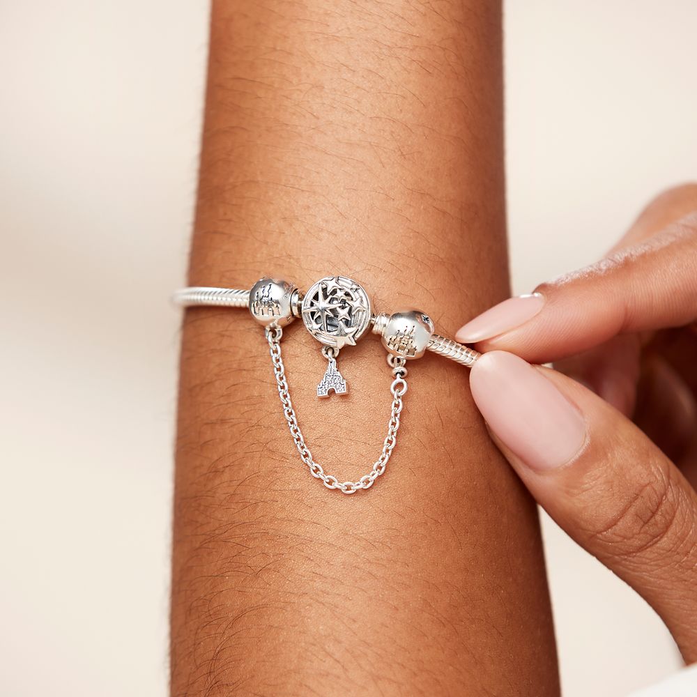 Fantasyland Castle Safety Chain Charm by Pandora - Disney Parks