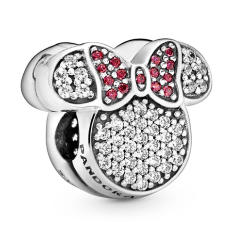 Pandora Jewelry Minnie Mouse Icon Pavé Clip Charm by Pandora – Disney Parks