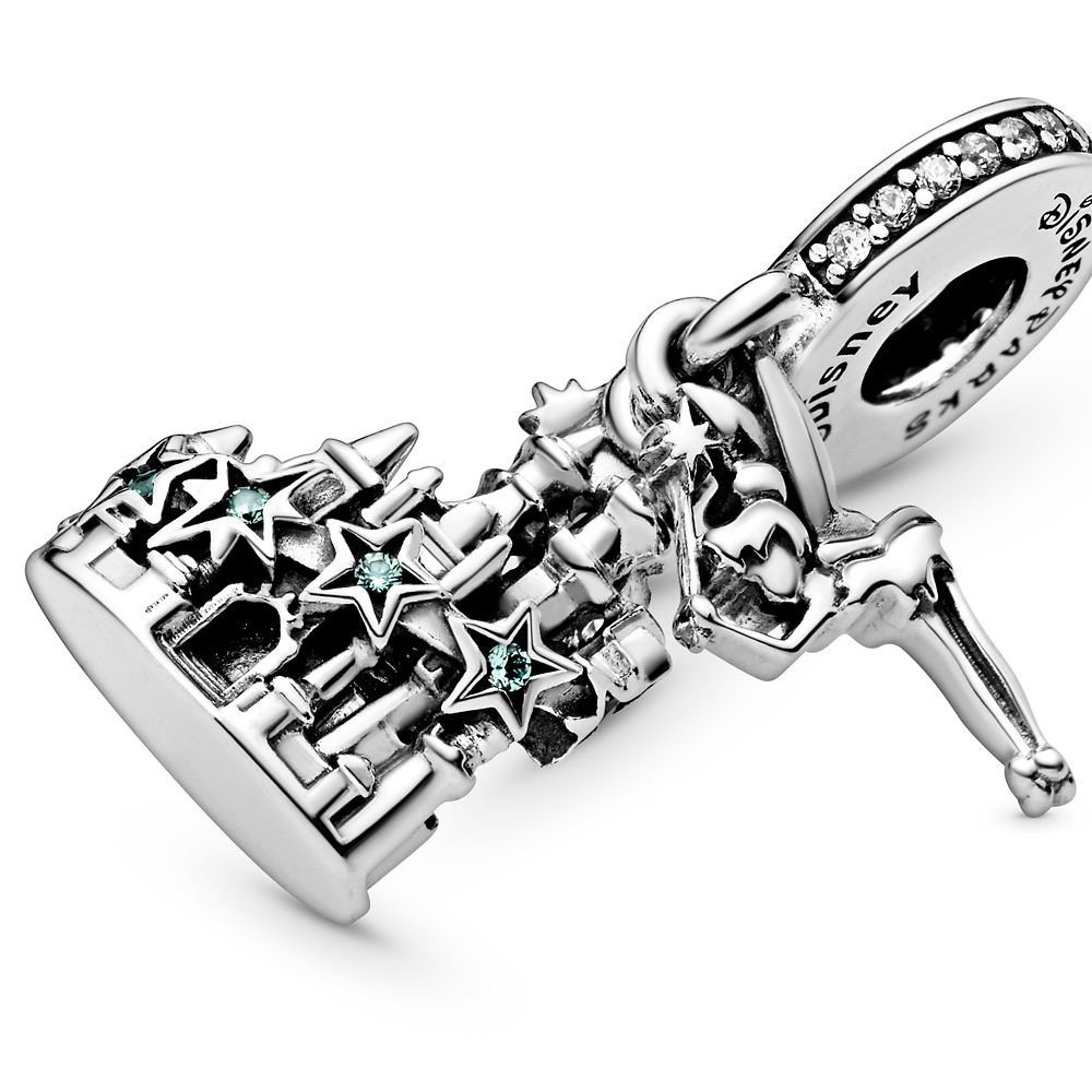 Tinker Bell and Fantasyland Castle Dangle Charm by Pandora - Peter Pan - Disney Parks
