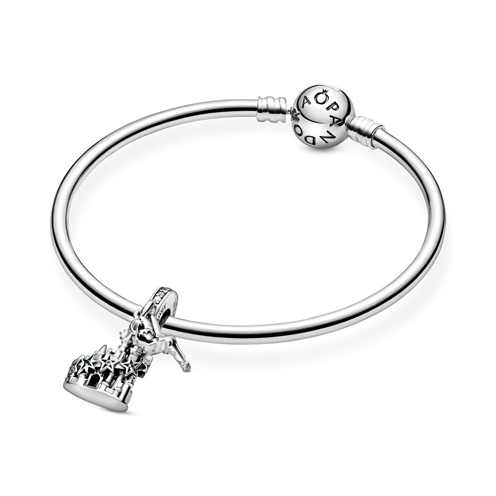 Tinker Bell and Fantasyland Castle Dangle Charm by Pandora - Peter Pan - Disney Parks
