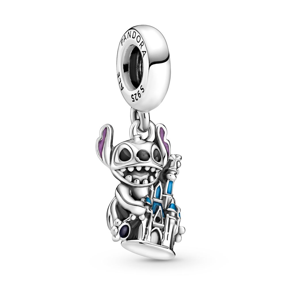 Stitch and Fantasyland Castle Dangle Charm by Pandora – Lilo & Stitch ...