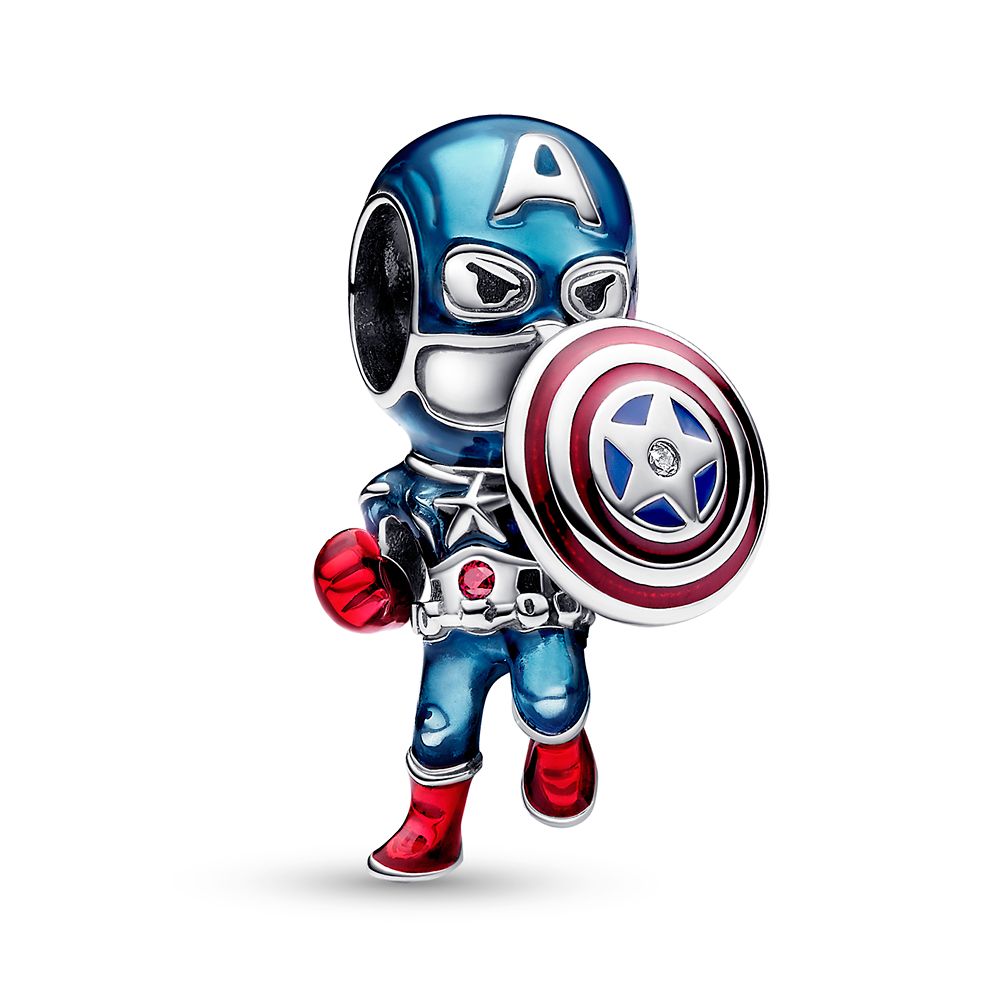 Captain America Charm by Pandora Official shopDisney