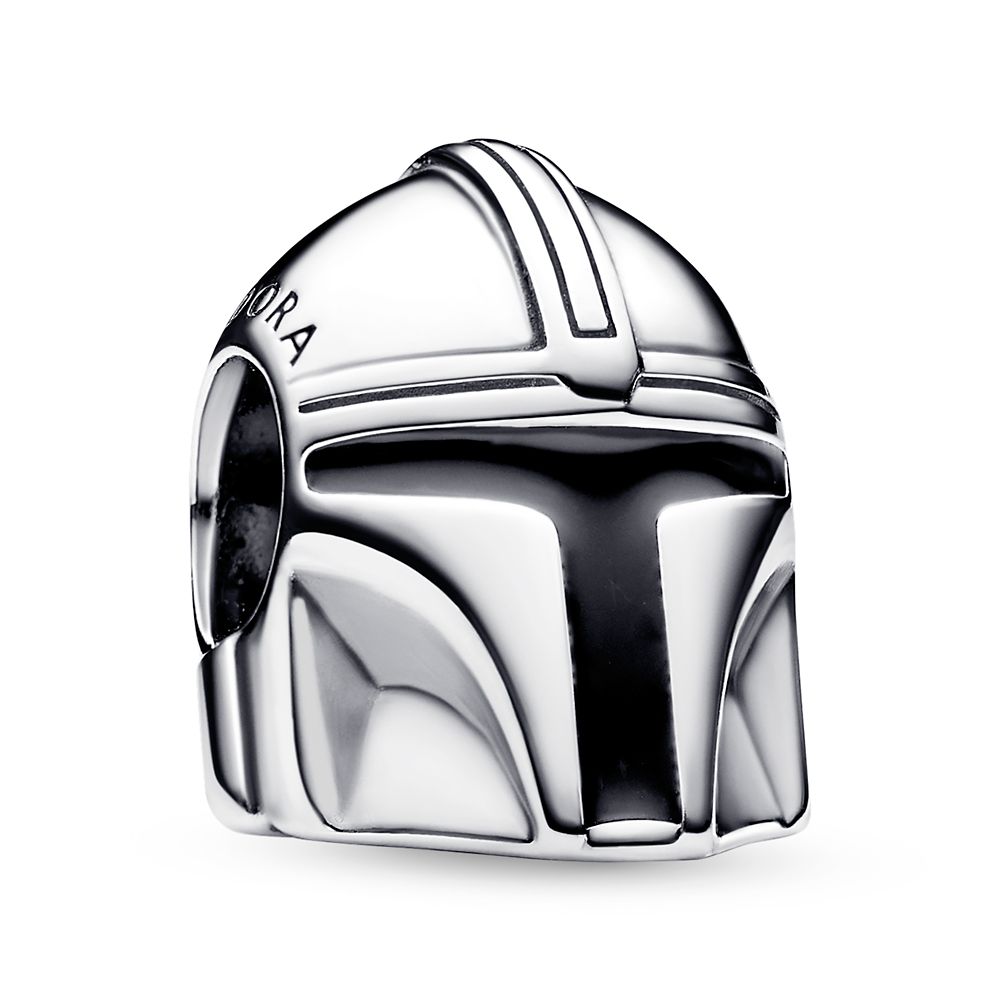 Pandora Star Wars™ The Mandalorian™ Helmet Limited Edition Charm, good Ruthenium-Plat