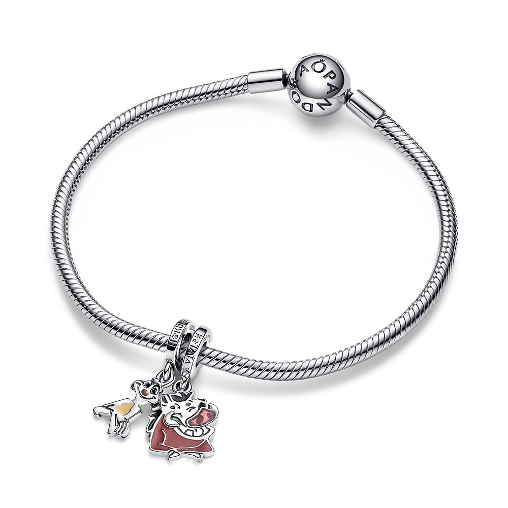 Timon and Pumbaa Splittable Dangle Charm Set by Pandora - The Lion King
