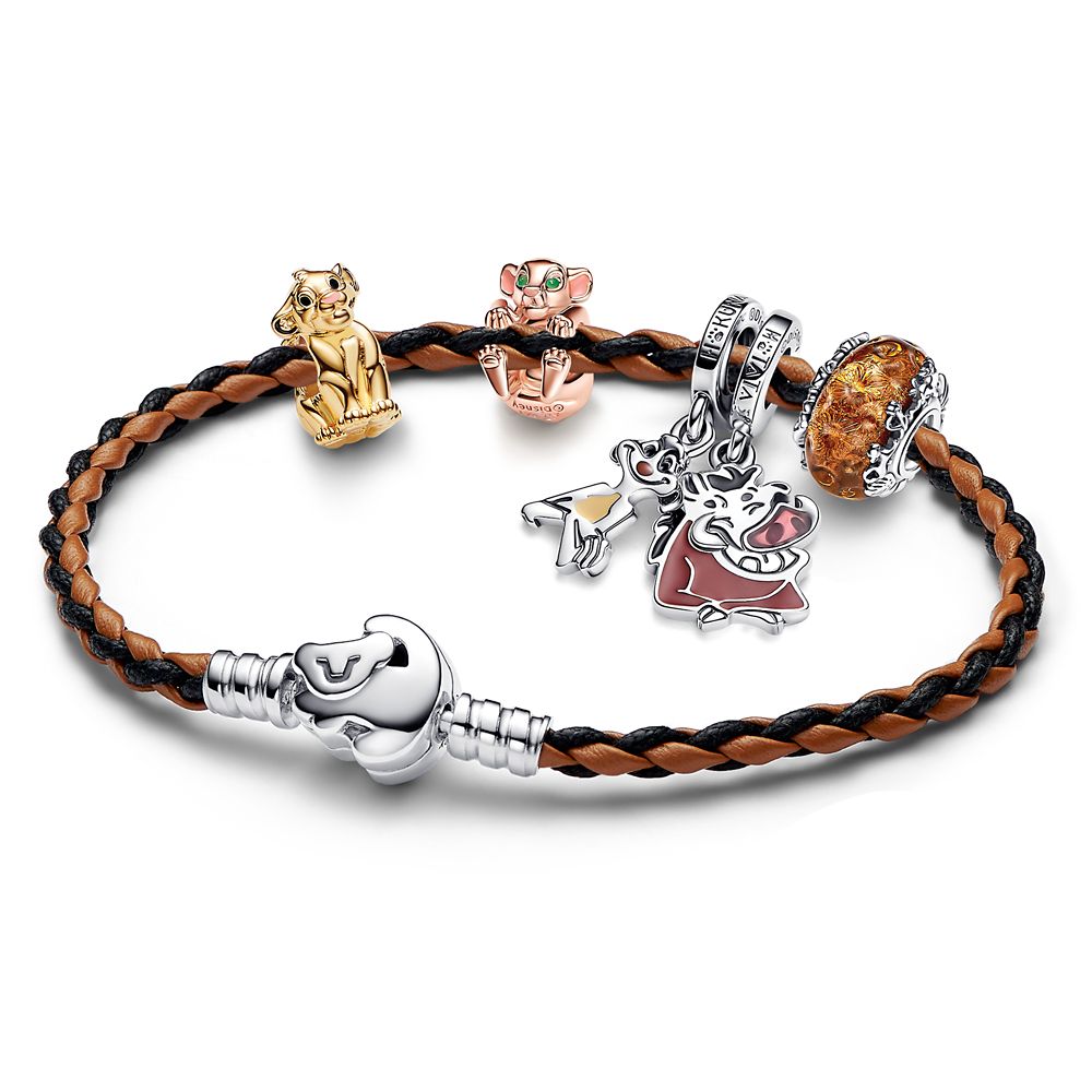 Timon and Pumbaa Splittable Dangle Charm Set by Pandora - The Lion King