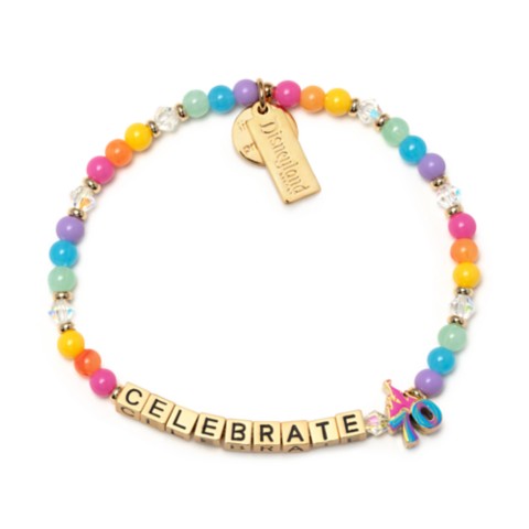 Little Words Project Disneyland Resort 70th Anniversary ''Celebrate'' Bracelet by