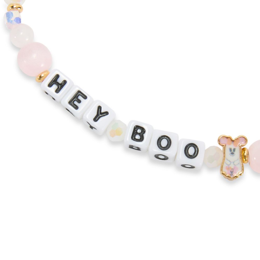 Minnie Mouse Cutie Ghost ''Hey Boo'' Bracelet by Little Words Project