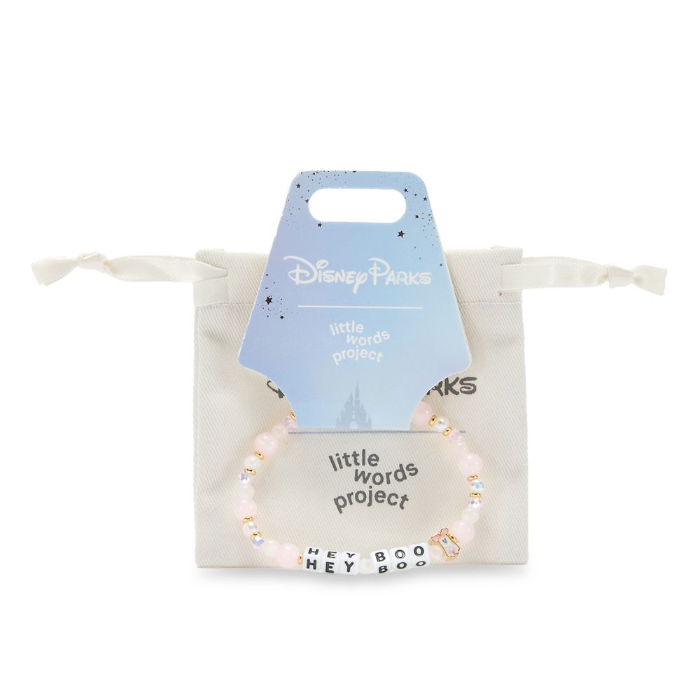 Minnie Mouse Cutie Ghost ''Hey Boo'' Bracelet by Little Words Project