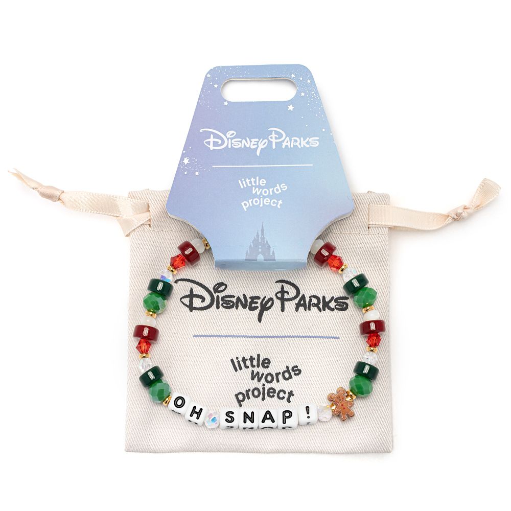 Mickey Mouse Gingerbread ''Oh Snap!'' Bracelet by Little Words Project