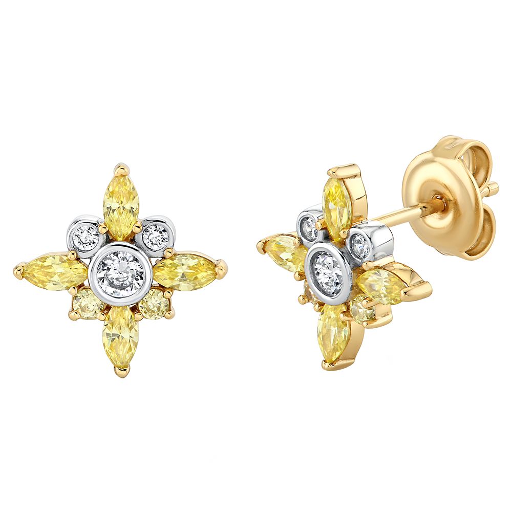 Mickey Mouse Icon Star Earrings by CRISLU