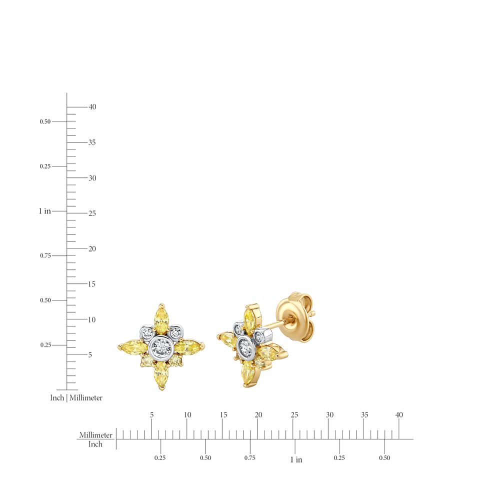 Mickey Mouse Icon Star Earrings by CRISLU