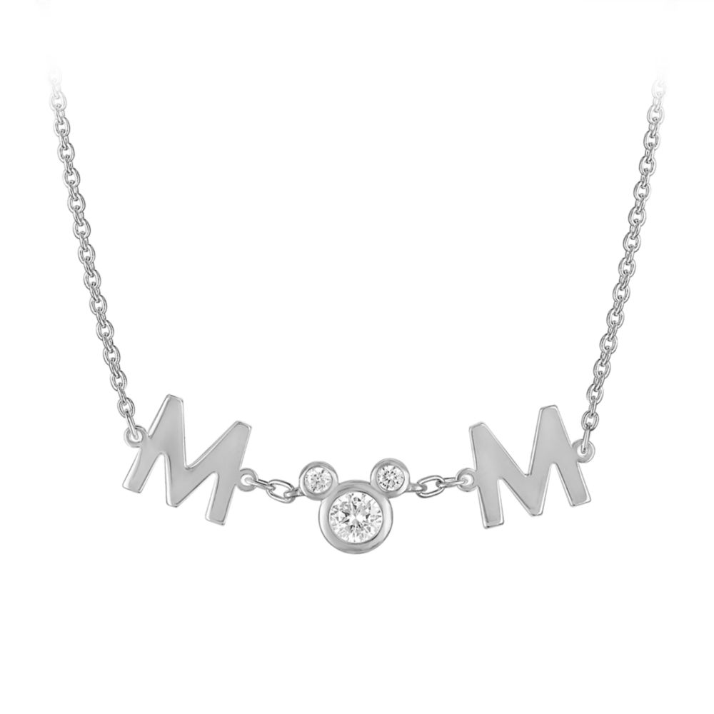 Mickey Mouse ''Mom'' Necklace by Rebecca Hook