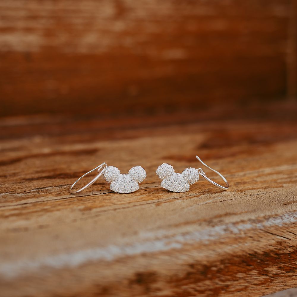 Mickey Mouse Ear Hat Sterling Silver Earrings by Rebecca Hook