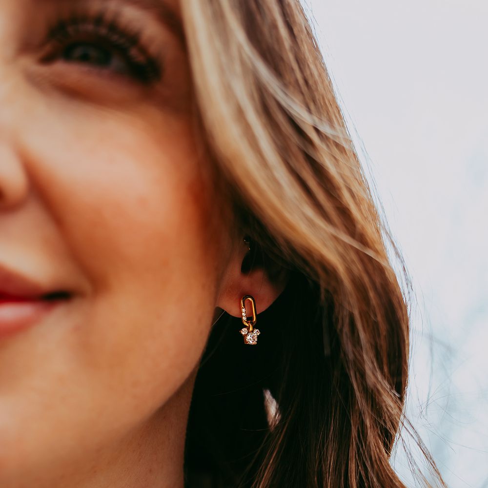 Mickey Mouse Icon Clip Earrings by Rebecca Hook