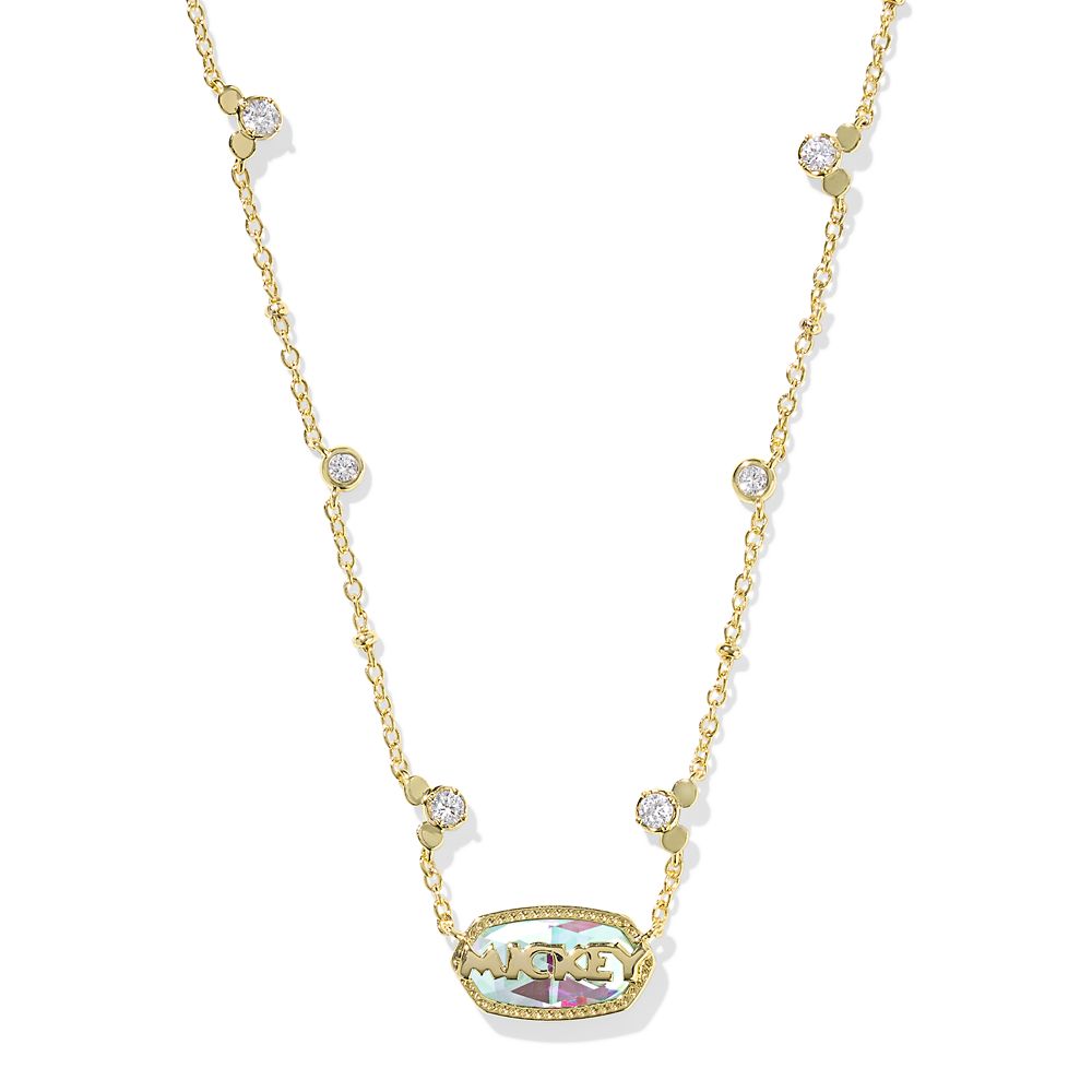 Mickey Mouse Elisa Necklace by Kendra Scott - Dichroic Glass