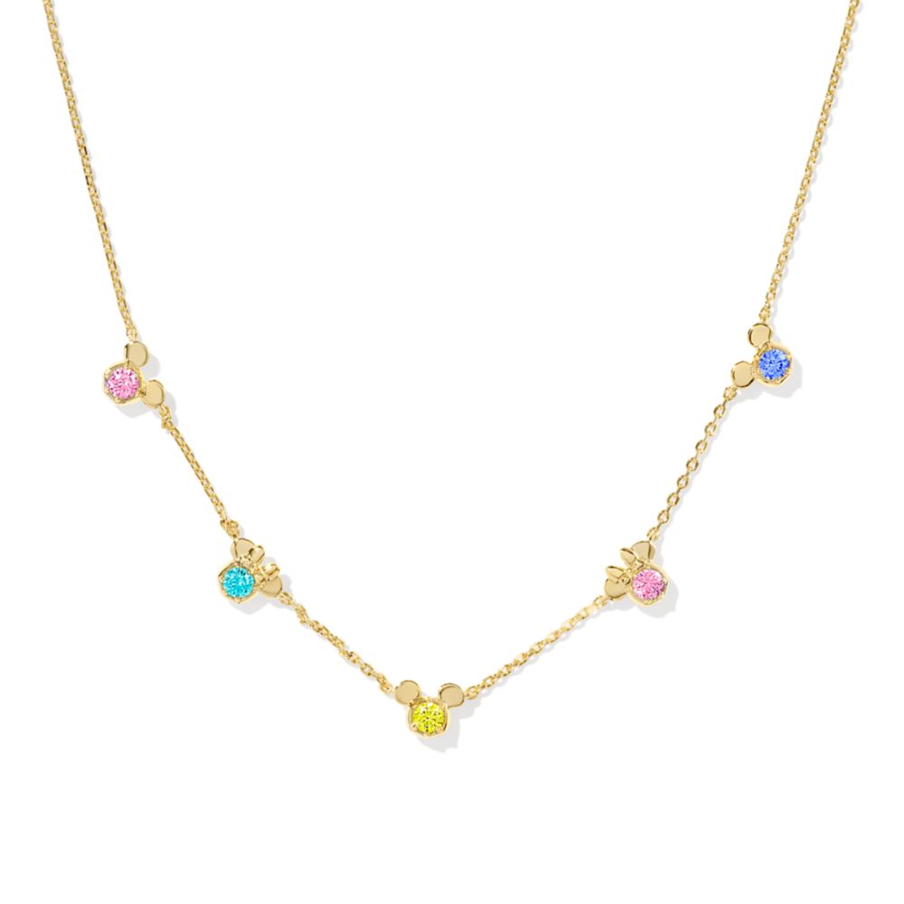 Mickey and Minnie Mouse Strand Necklace by Kendra Scott  Multi Mix Official shopDisney