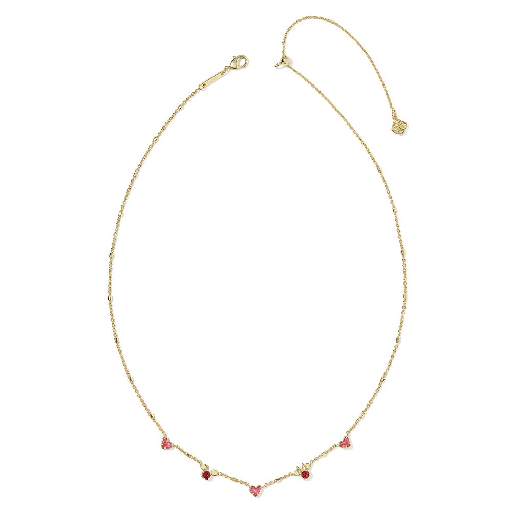 Mickey and Minnie Mouse Heart Necklace by Kendra Scott