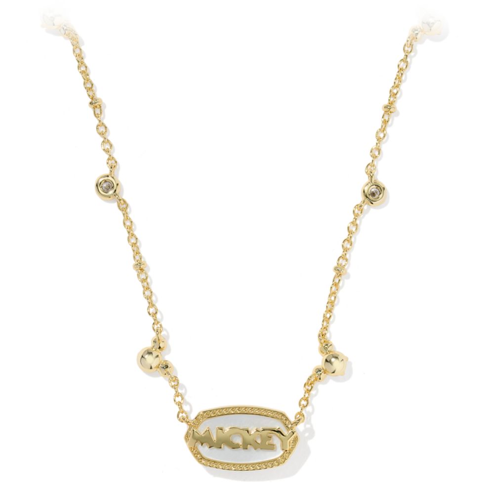 Mickey Mouse Elisa Short Necklace by Kendra Scott &ndash; White