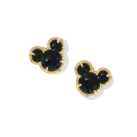 Kendra Scott Mickey Mouse Icon Curved Stone Stud Earrings by