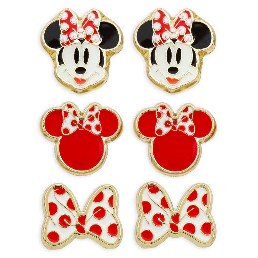 Minnie Mouse Earring Set