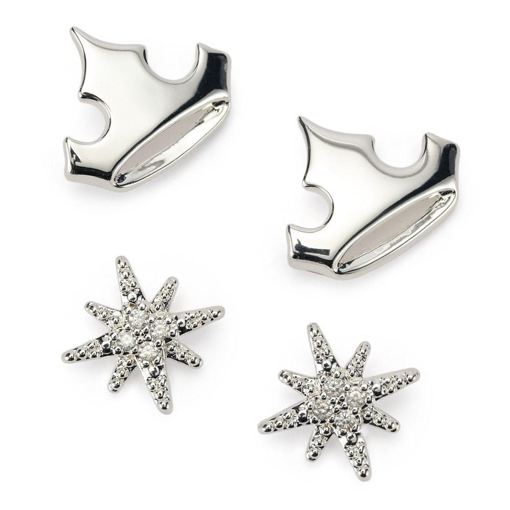 Disney Princess Tiara and Star Stud Earrings Set