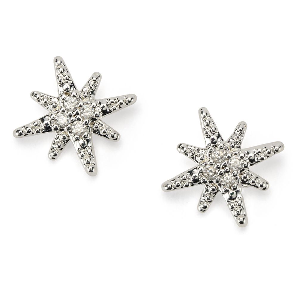 Disney Princess Tiara and Star Stud Earrings Set