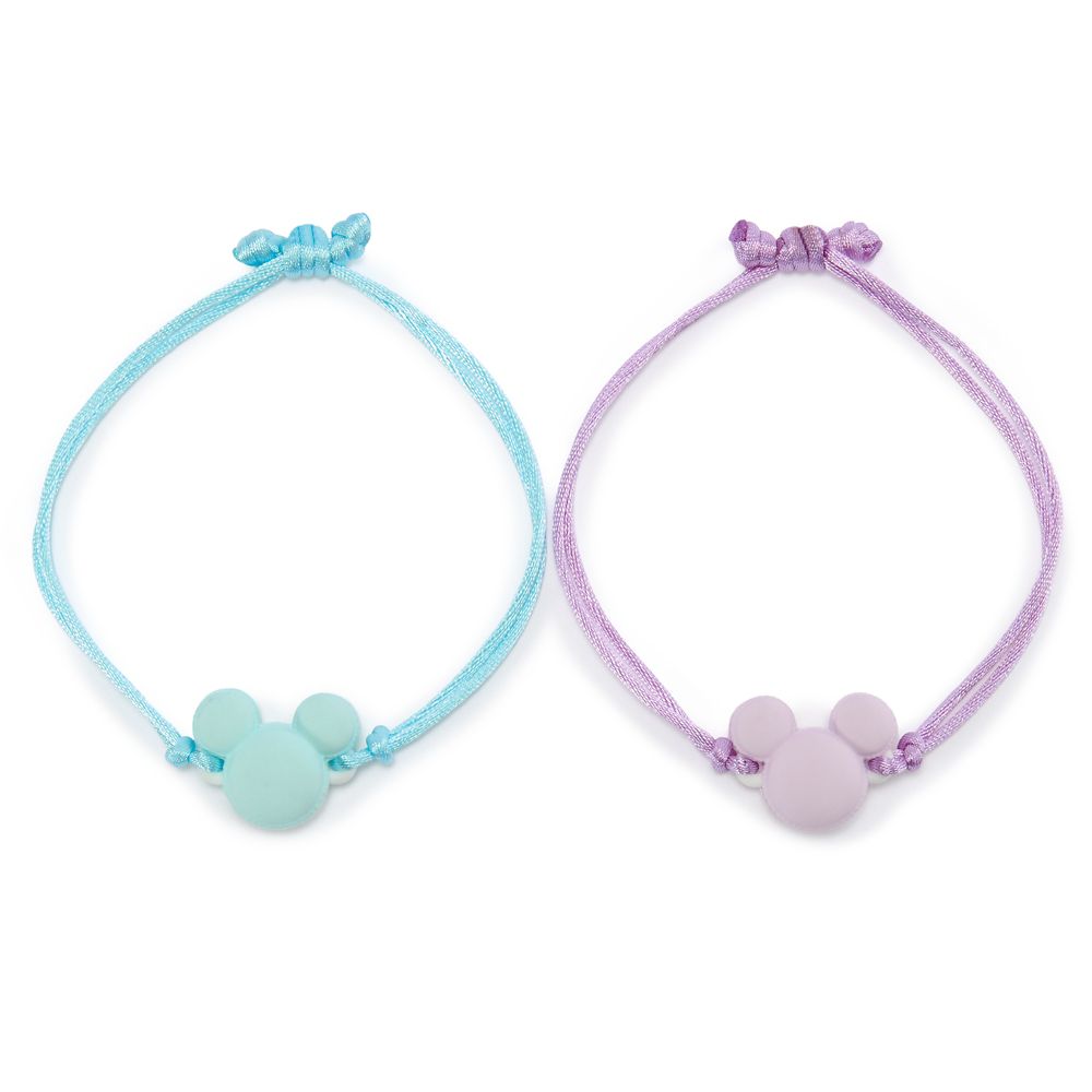 Mickey Mouse Icon Macaron Bracelet Set for Kids