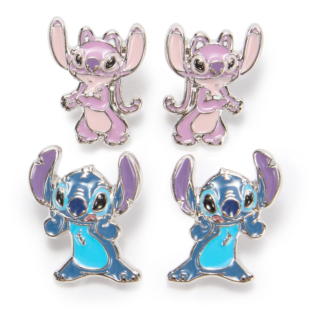 Stitch and Angel Stud Earring Set &ndash; Lilo & Stitch