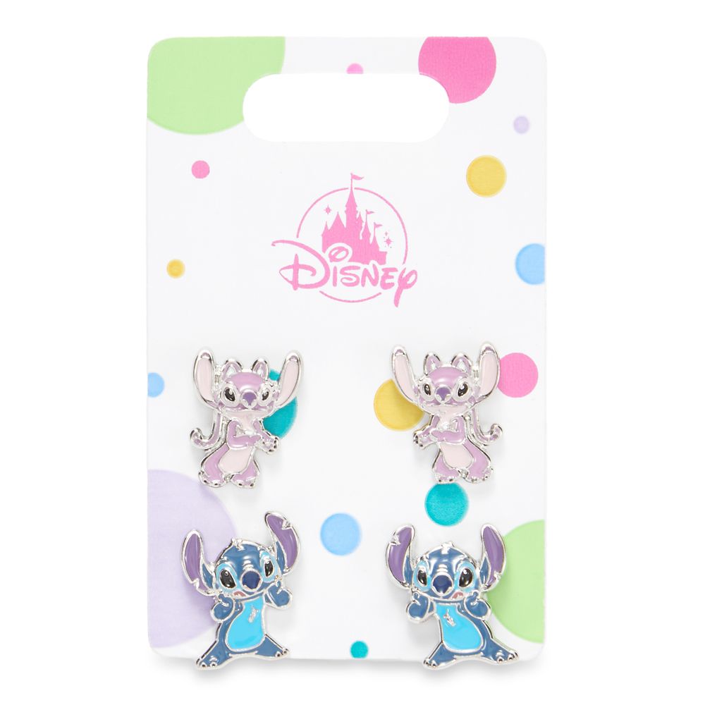 Stitch and Angel Stud Earring Set &ndash; Lilo & Stitch