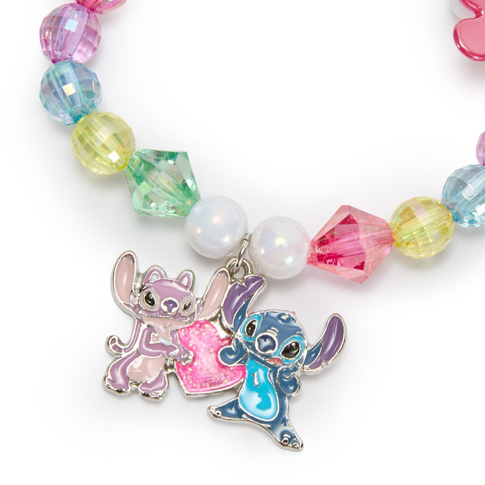 Stitch and Angel Necklace and Bracelet Set &ndash; Lilo & Stitch