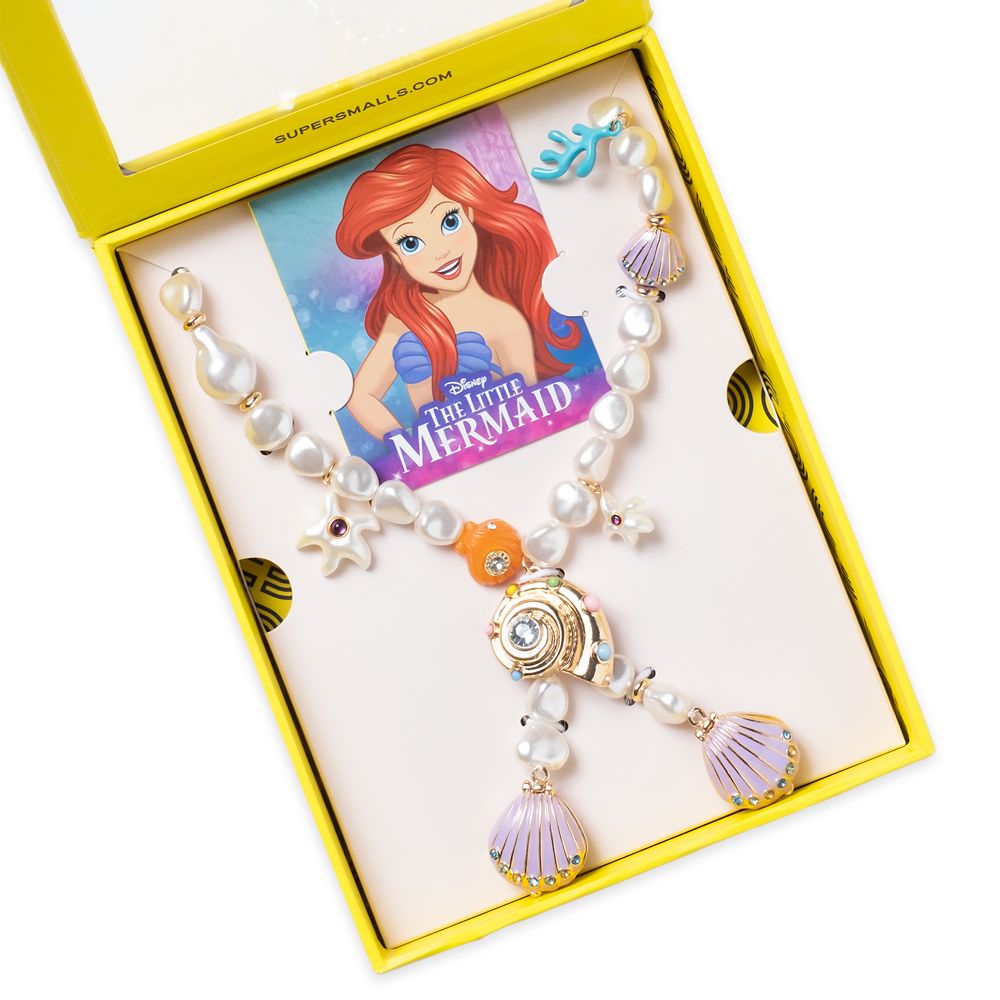 Ariel Shell Locket Necklace for Kids by Super Smalls – The Little Mermaid