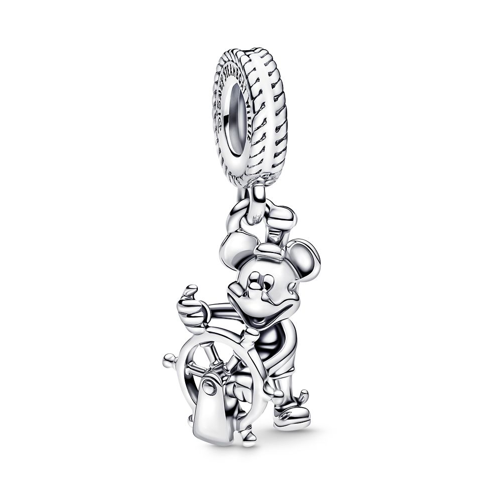 Mickey Mouse Steamboat Willie Dangle Charm by Pandora Official shopDisney