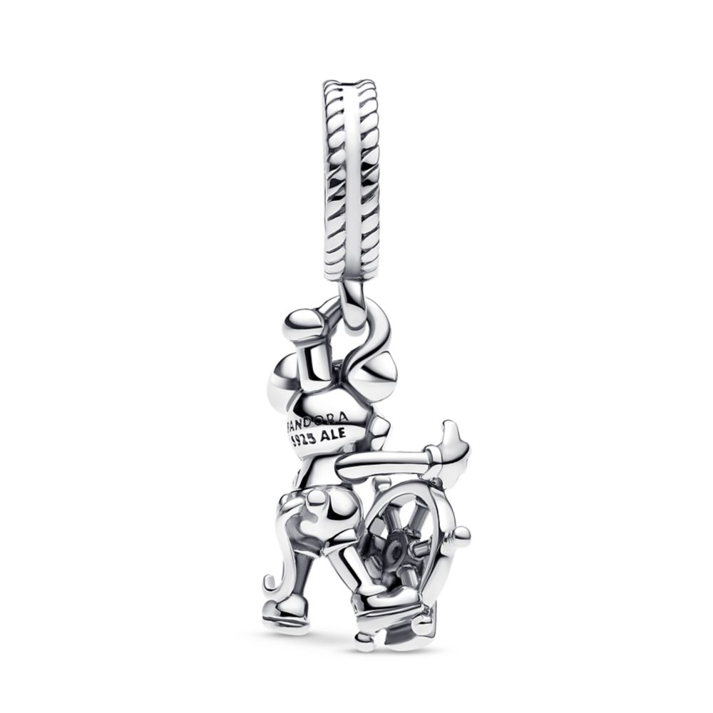 Mickey Mouse Steamboat Willie Dangle Charm by Pandora - Disney Parks