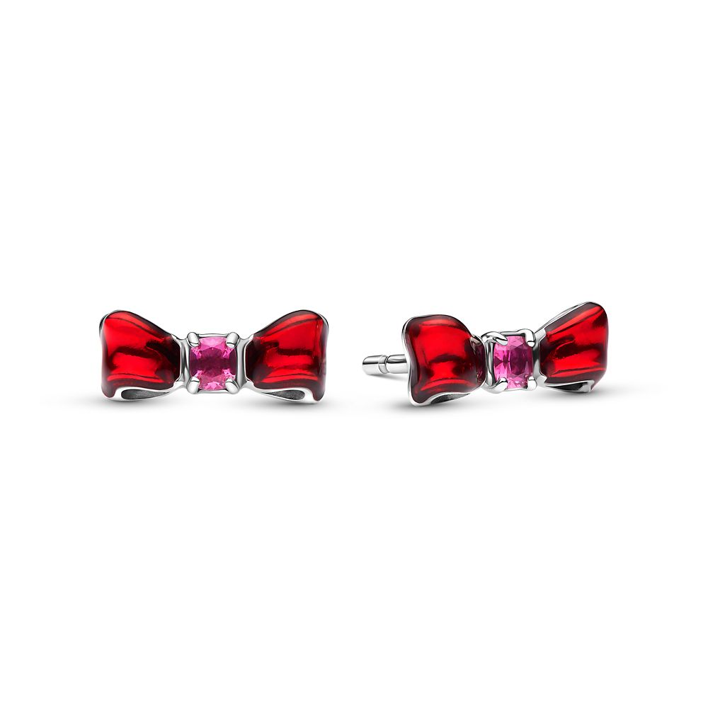 Snow White Bow Earrings by Pandora