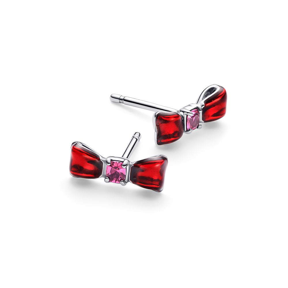Snow White Bow Earrings by Pandora