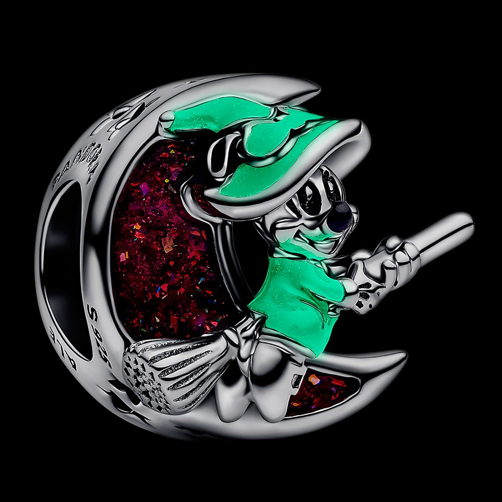 Minnie Mouse Glow-in-the-Dark Witch Halloween Charm by Pandora