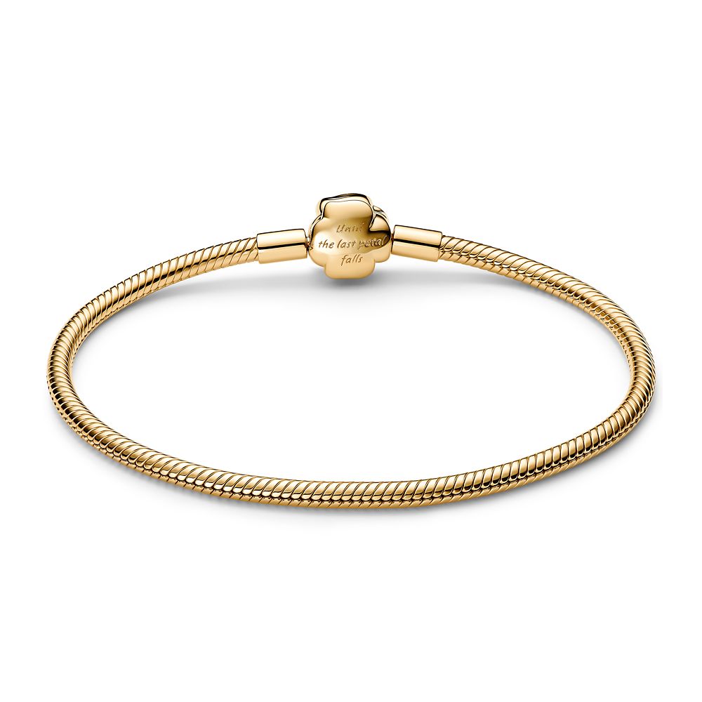 Enchanted Rose Snake Chain Bracelet by Pandora &ndash; Beauty and the Beast