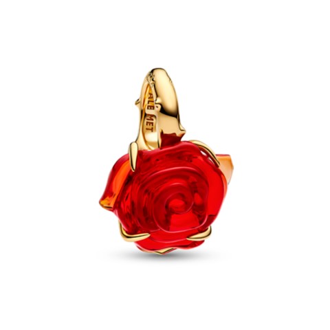 Pandora Jewelry Enchanted Rose Charm by Pandora – Beauty and the Beast
