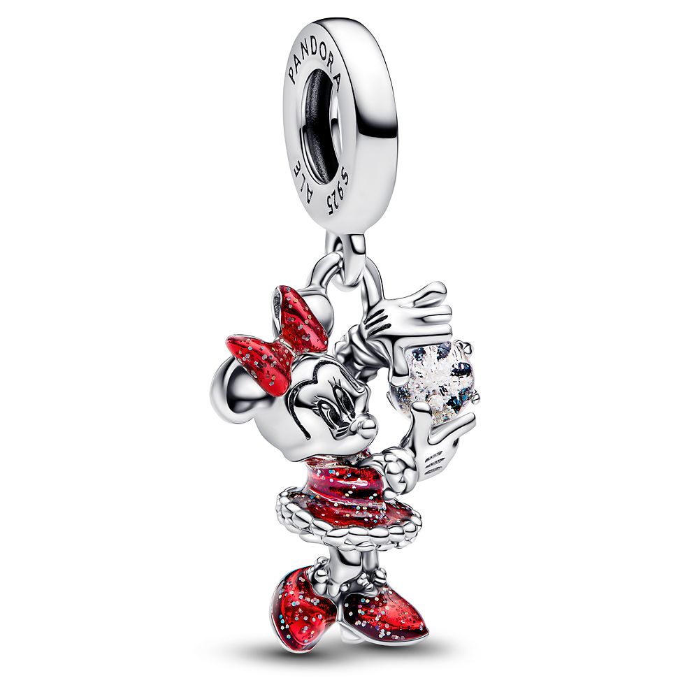 Minnie Mouse Snowflake Dangle Charm by Pandora  Disney Parks