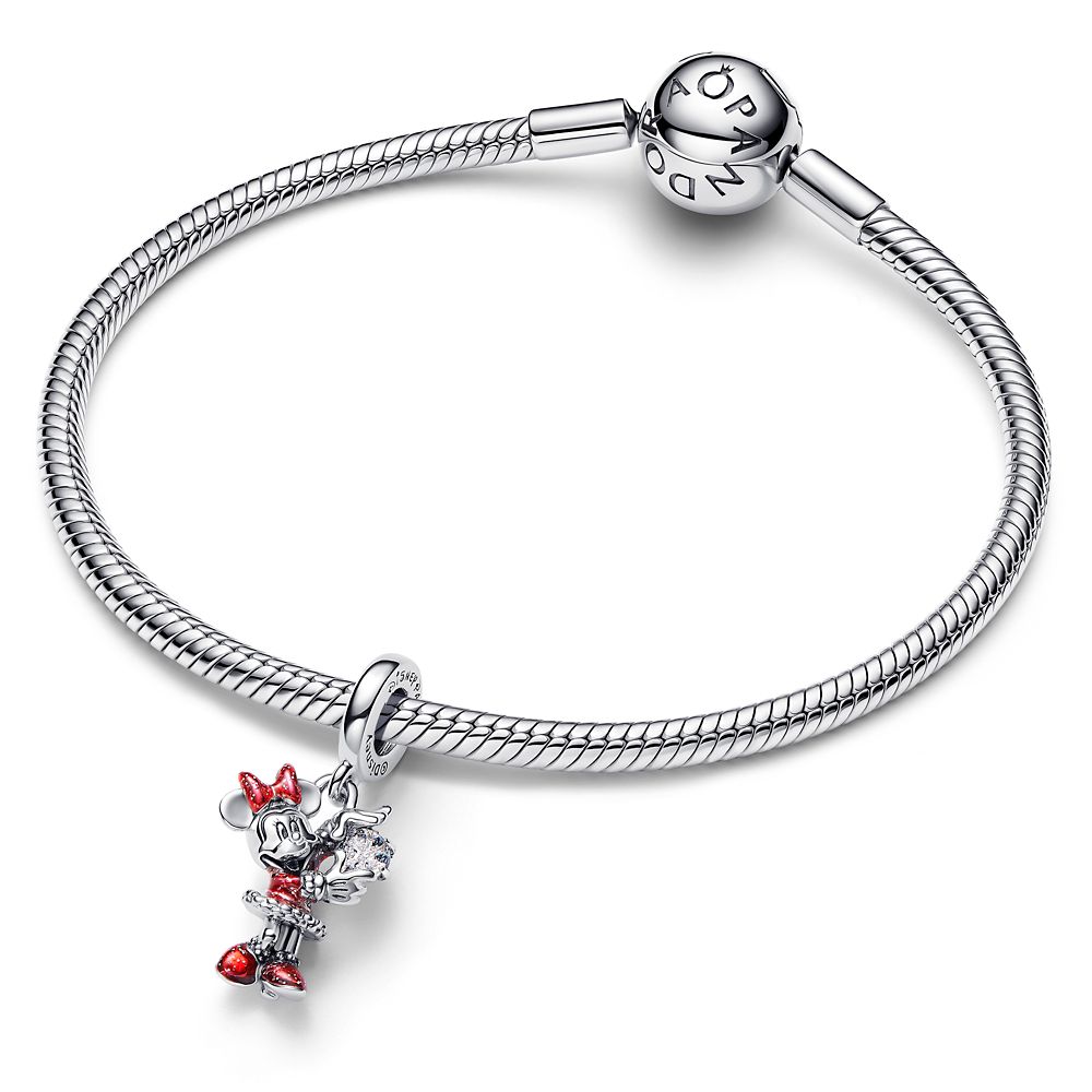 Minnie Mouse Snowflake Dangle Charm by Pandora &ndash; Disney Parks