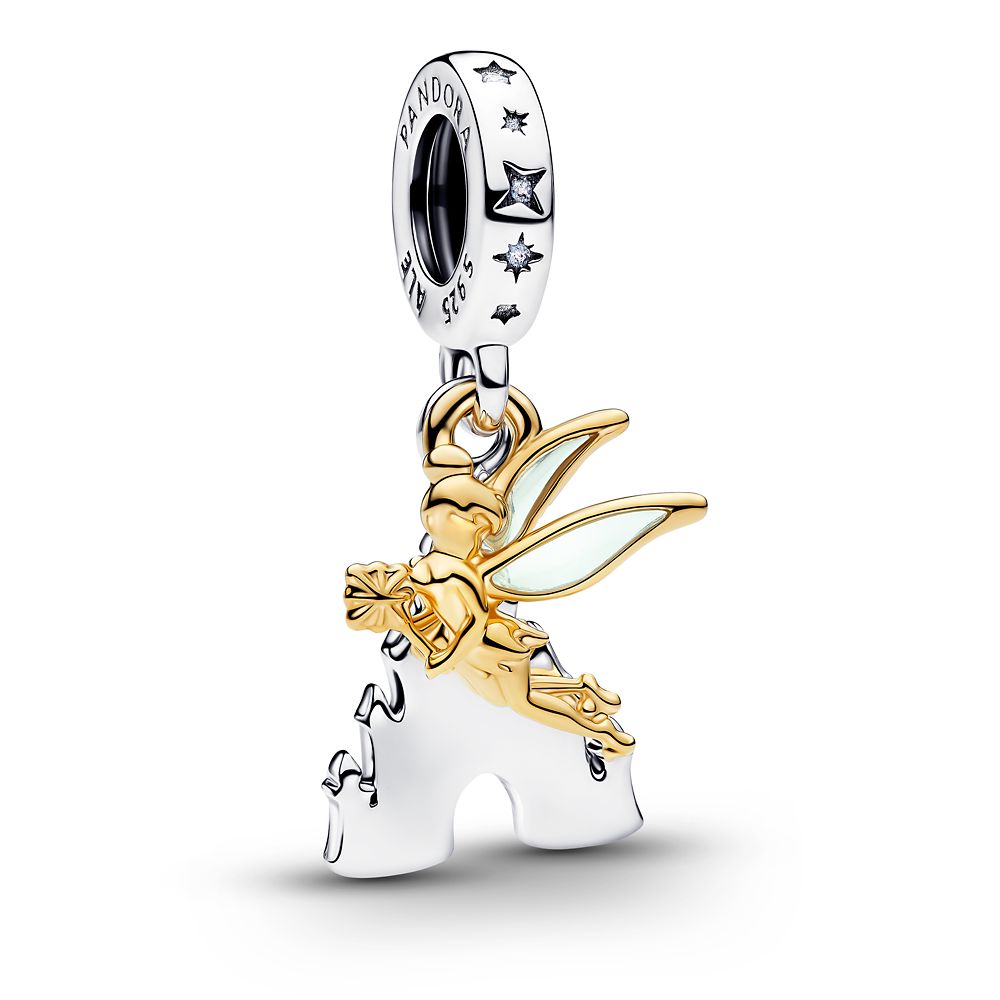 Tinker Bell and Fantasyland Castle Double Dangle Charm by Pandora &ndash; Peter Pan