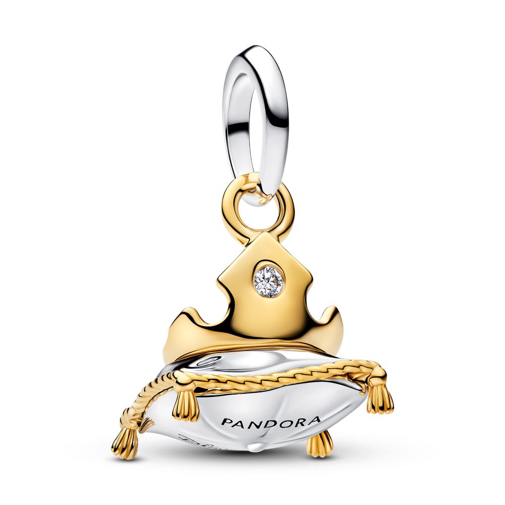 Aurora Crown Dangle Charm by Pandora &ndash; Sleeping Beauty