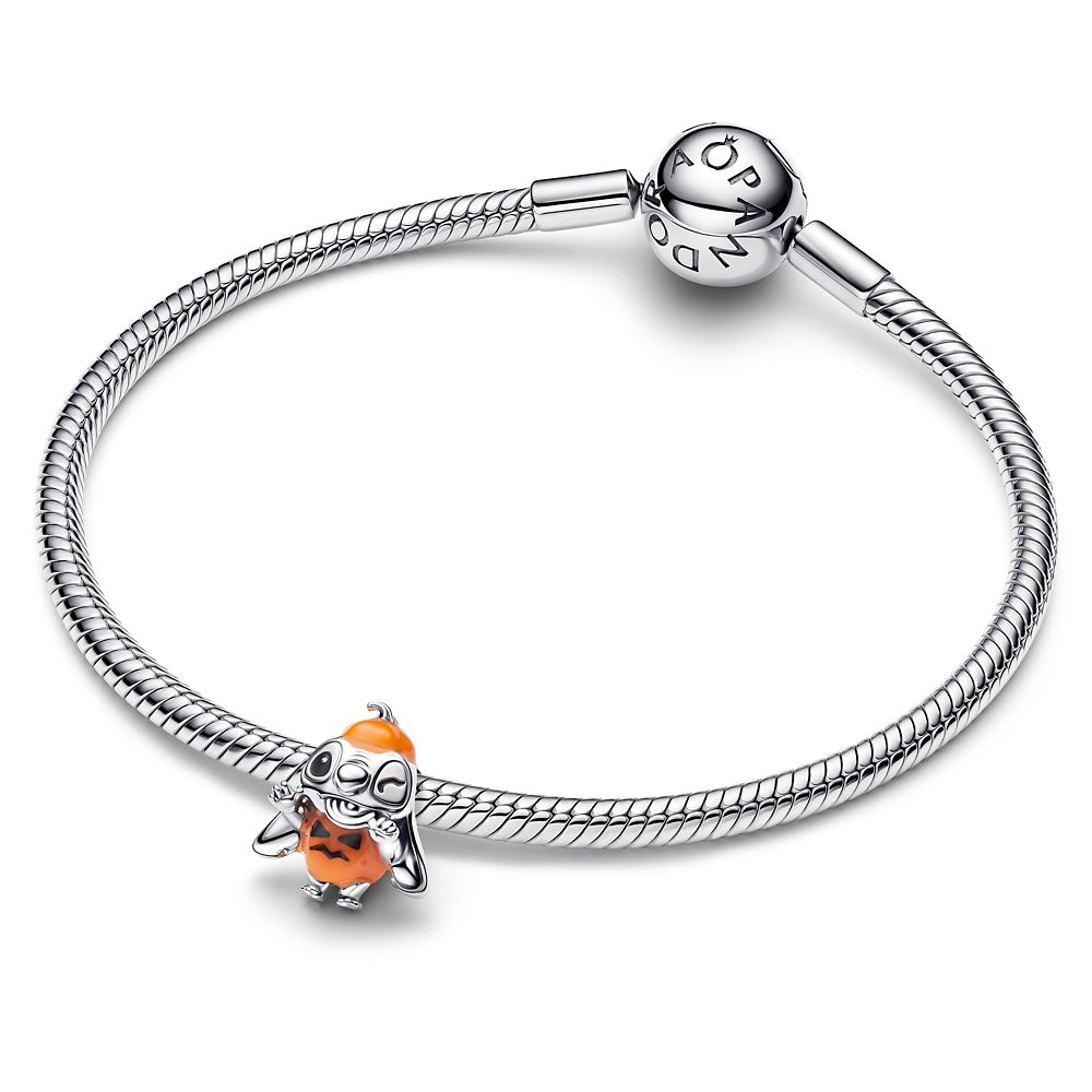 Stitch Halloween Pumpkin Charm by Pandora &ndash; Lilo & Stitch